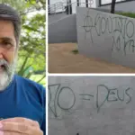Igreja em Brasília sofre vandalismo com mensagens ofensivas à fé cristã após eleições 3 512457973 igreja pichacao