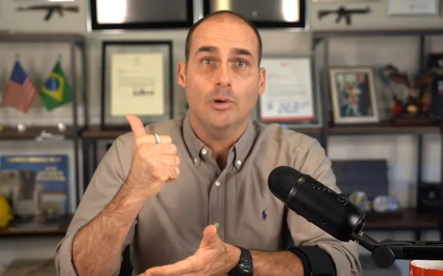 Eduardo Bolsonaro considera 'inaceitável' resultado das eleições de 2026 1 eduardo 2