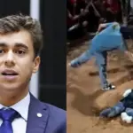 Nikolas Ferreira critica queima de boneco de Flávio Bolsonaro em protesto no Ceará 3 feira livre 89 910x568.jpg