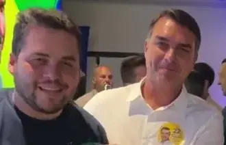 Prefeito de Santo André mobiliza apoio para Flávio Bolsonaro nas eleições 4 gilvan flavio.jpg