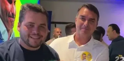 Prefeito de Santo André mobiliza apoio para Flávio Bolsonaro nas eleições 1 gilvan flavio.jpg