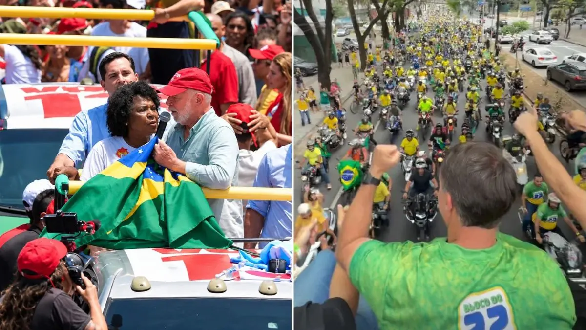 Lula e Flávio Bolsonaro mobilizam multidões em Belo Horizonte e Rio de Janeiro na reta final da campanha 1 lula com flavio bolsonaro fotos reproducao X Lula e Instagram Flavio Bolsonaro