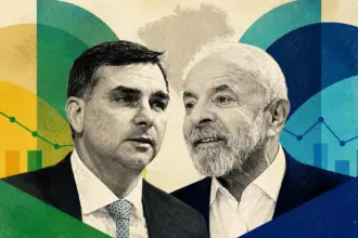 Flávio Bolsonaro e Lula disputam voto a voto no 2º turno das eleições 2026 7 lula flavio pesquisas vespera 2 turno