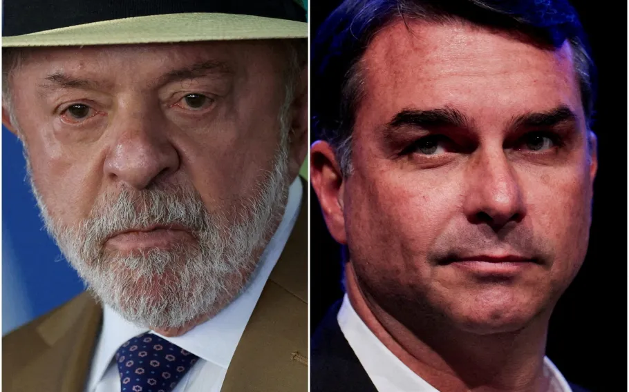 Flávio Bolsonaro tem 50% das intenções de voto contra 44% de Lula no segundo turno, aponta pesquisa 1 lula x flavio 910x568.jpg 1