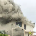 Incêndio devasta Igreja Matriz de Treze de Maio, em SC 3 news 144416