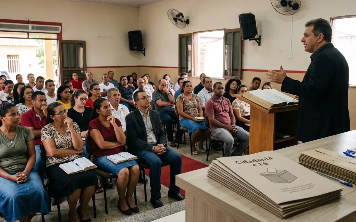 Pesquisa aponta que 3,2% das missas e cultos têm propaganda eleitoral 1 news 144485