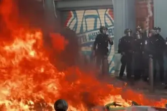 Vandalismo atinge sinagoga e comércios judaicos na França durante protestos 5 onda de vandalismo na franca atinge sinagoga e comercios judaicos 1024x5121 1